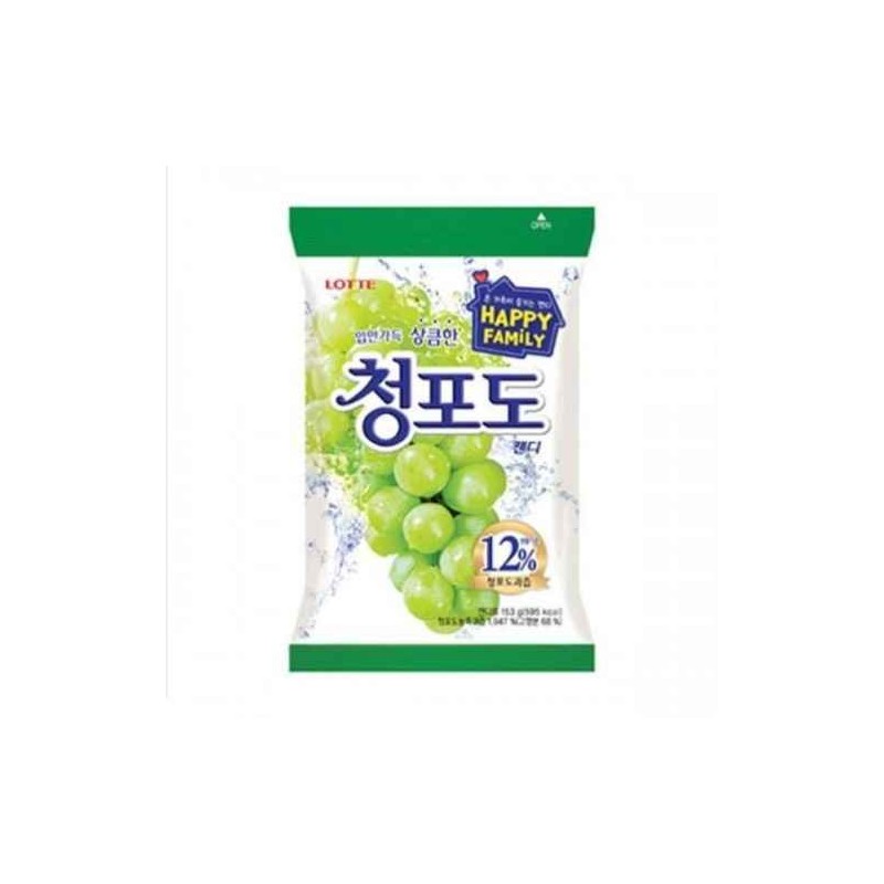 Lotte Green Grape Candy 153G*20