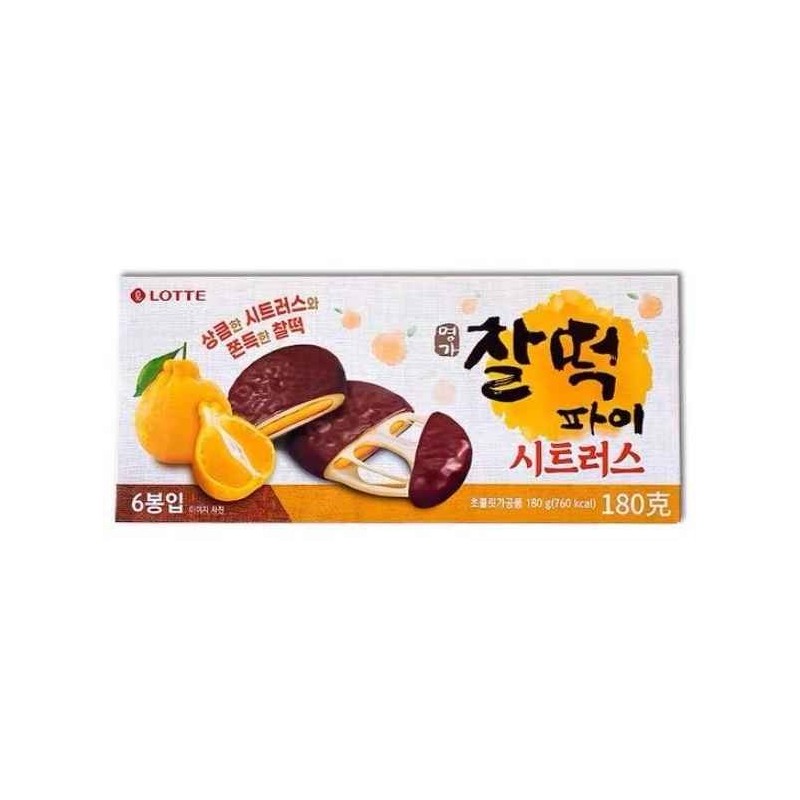 Lotte Sweet Rice Cake Pie(Citrus) 180G*12