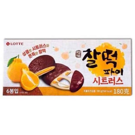 Lotte Sweet Rice Cake Pie(Citrus) 180G*12