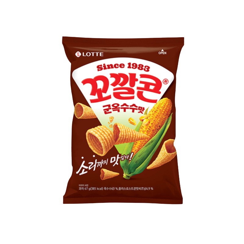 Lotte KoKal Corn Snack(Corn) 67G*20