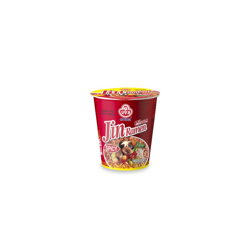 Ottogi Jin Ramyun Hot(Cup) 65G*6