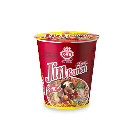 Ottogi Jin Ramyun Hot(Cup) 65G*6