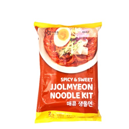 Ourhome SPICY&SWEET JJOLMYEON Noodle w/Chilli Sauce 430G*8