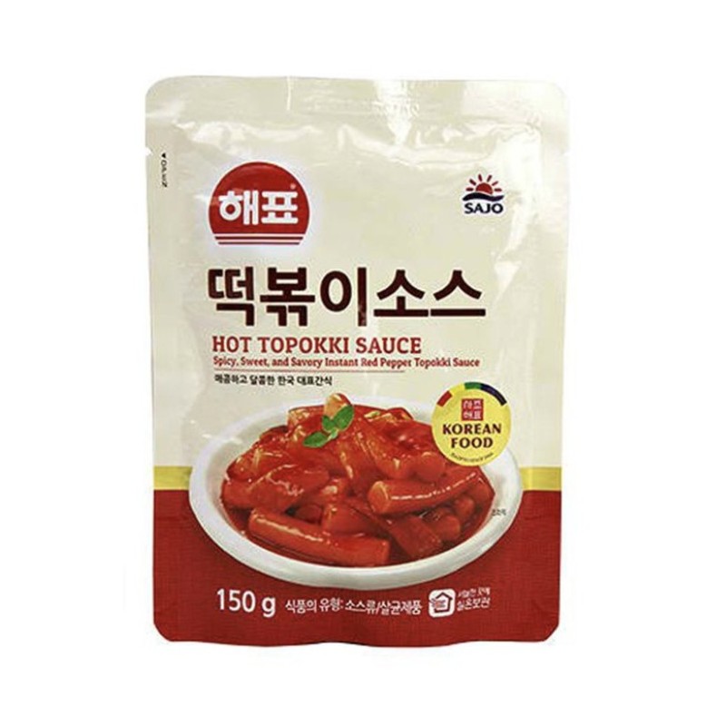 SajoHaepyo KoreanSpicy Rice Cake Sauce(Topokki) 150G*30