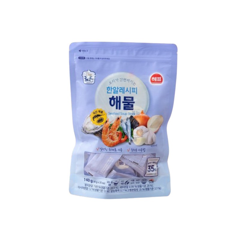 SajoHaepyo Soup Stock(Seafood Flavour) 140G(35ea)*16