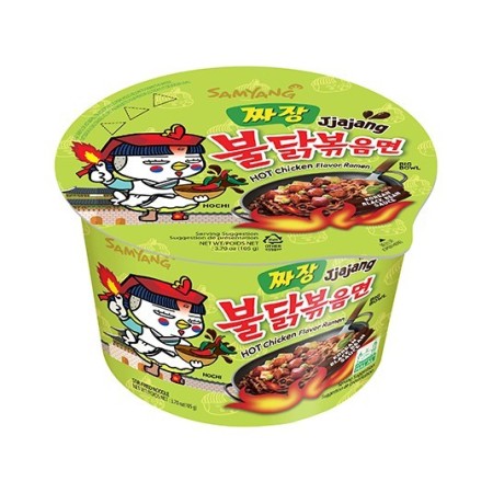 Samyang Hot Chicken Ramyun (Jjajang) Big Cup 105G*16