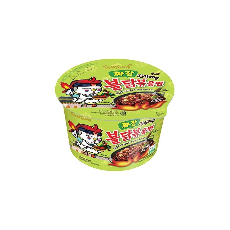 Samyang Hot Chicken Ramyun (Jjajang) Big Cup 105G*16