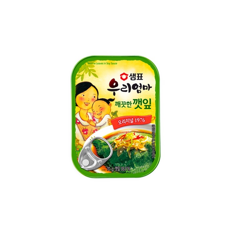 Sempio Canned Perilla Leaves in Soy Sauce 70G*30