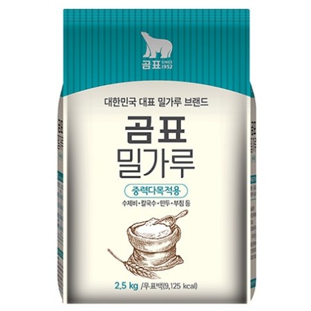 Daehan Bearbrand Wheat Flour 2.5KG*6