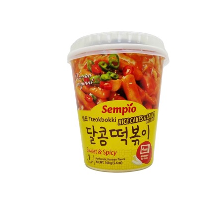 Sempio Sweet Topoki(Rice Cake) Cup160G*24