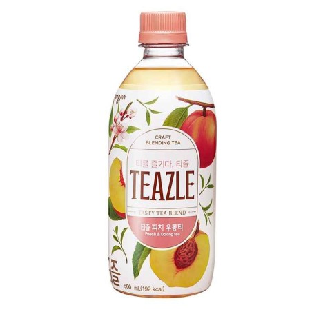 Woongjin Teazle Zero Tea (Peach&Oolong Tea) 500ML*20