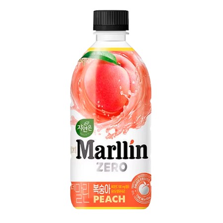 Woongjin Marllin Zero Peach Juice 500ML*20