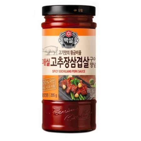 CJ Beksul Pepper paste Sauce for Pork Belly 295G*20