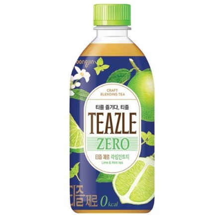 Woongjin Teazle Zero Tea(Lime&Mint) 500ML*20