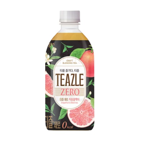 Woongjin Teazle Zero Tea(Grapefruit&Black Tea) 500ML*20