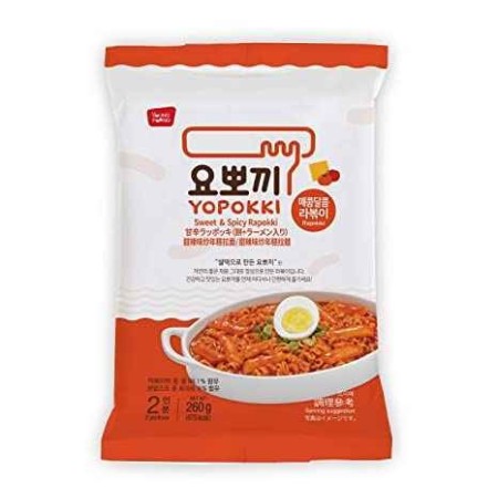 Youngpung Yopokki Sweet&Spicy Rapokki(Pack) 260G*20