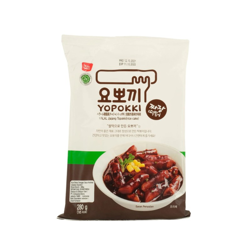 Youngpung Yopokki Halal Jjajang Topokki(Pack) 280G*24