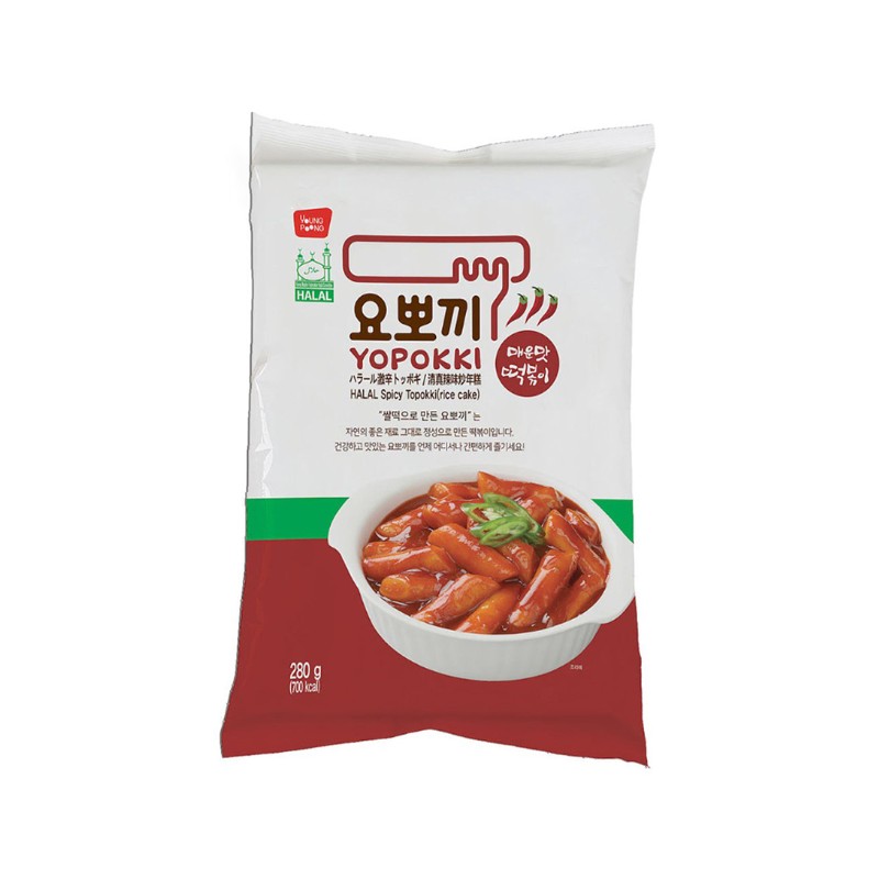 Youngpung Yopokki Halal Spicy Topokki(Pack) 280G*24