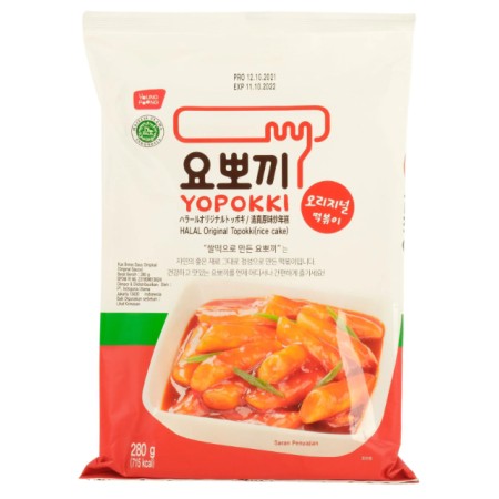 Youngpung Yopokki Halal Original Topokki(Pack) 280G*24