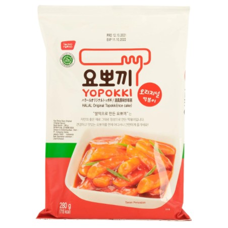 Youngpung Yopokki Halal Original Topokki(Pack) 280G*24