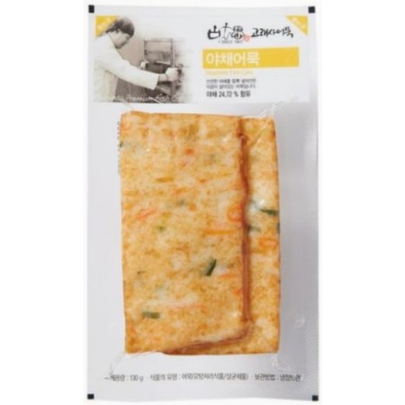 K EATS Goraesa Premium Frozen Fried Fish Cake (Vegetable) 130G*30