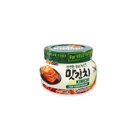 K EATS Sliced Cabbage Kimchi(Jar-Vegetarian) 380G*12