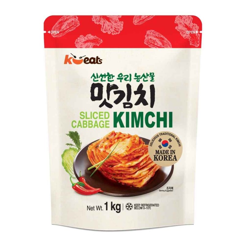 K EATS Sliced Cabbage Kimchi 1KG*5