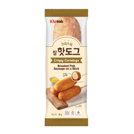 K EATS Crispy Corndogs(Fish Sausage)80G*5*12