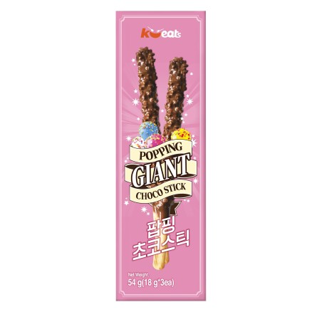 K EATS Giant Choco Stick-Poping Candy 54G*32