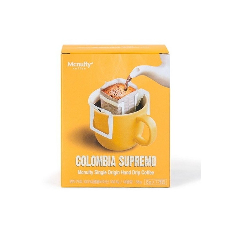 Mcnulty Colombia Supremo Medllin Hand Drip Coffee 56G(7T)*8