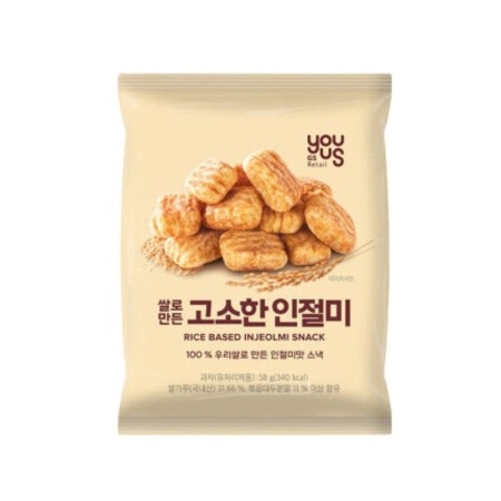 GSR Youus Rice Injeolmi-based Snack 58G*16