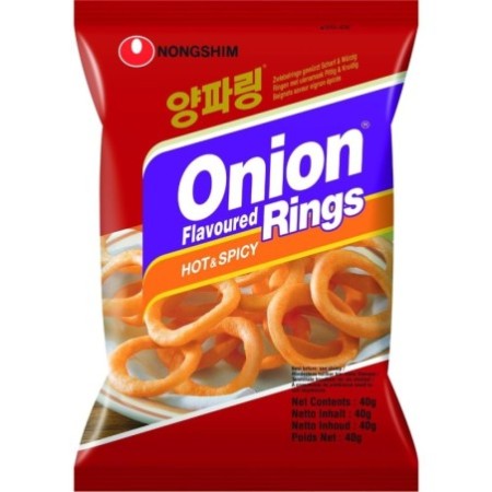 Nongshim Onion Rings Sanck(Hot) 40G*20