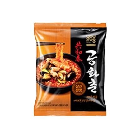 GSR Gonghwachun Jjambbong(Spicy seafood noodle-Pack) (120G*4