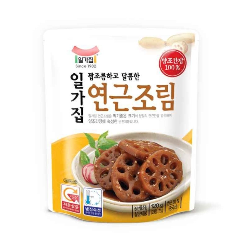 Ilga Braised Lotus Root in Soy Sauce 120G*20