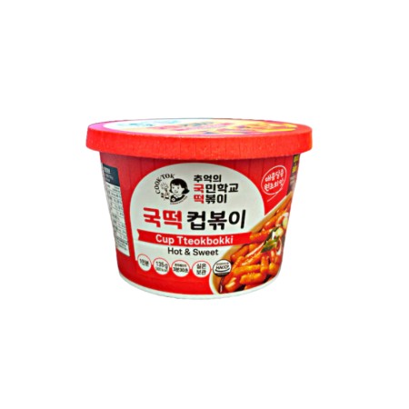 SJ Korean Spicy Rice Cake(Cup)-Original 135G*16