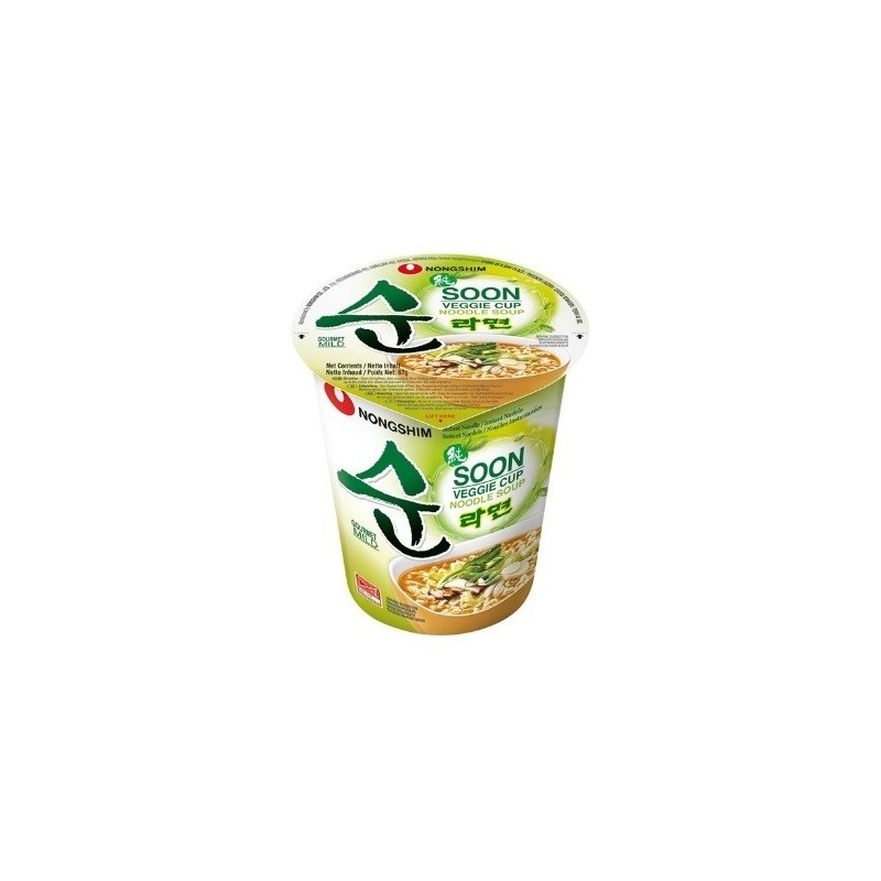 Nongshim Soon Veggie Ramyun(Cup) 67G*12