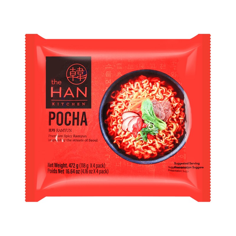 The Han POCHA Spicy Ramyun (118G*4)*8