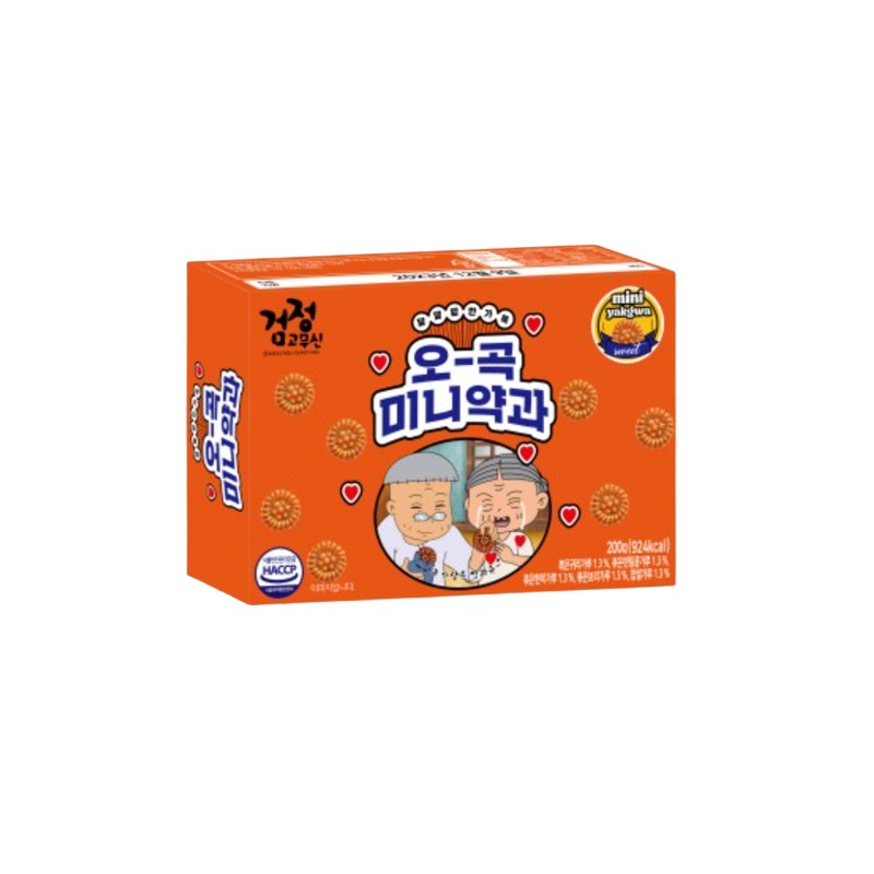 Hyosung Korean Traditional Mini Cookie(Yakgwa) 200G*16