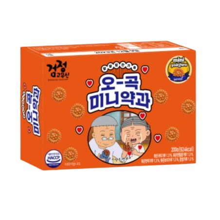 Hyosung Korean Traditional Mini Cookie(Yakgwa) 200G*16