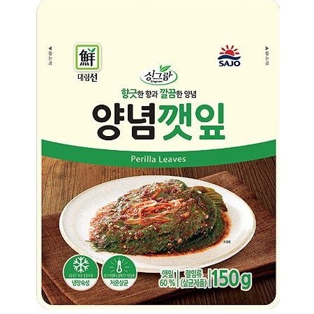 SajoDaerim Seasoned Pickled Sesame Leaves 150G*20