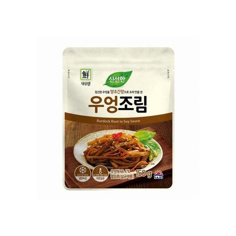 SajoDaerim Boiled Burdock in Soy Sauce 150G*20