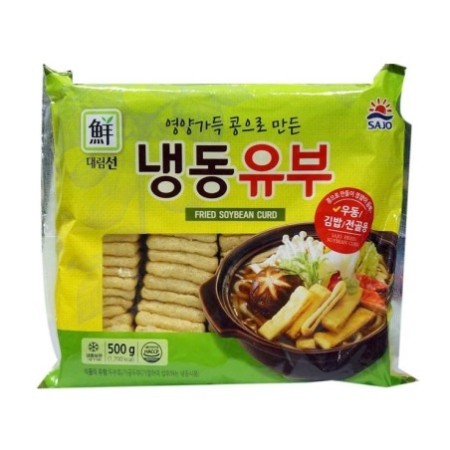 SajoDaerim Frozen Fried Tofu(Beancurd) 500G*6