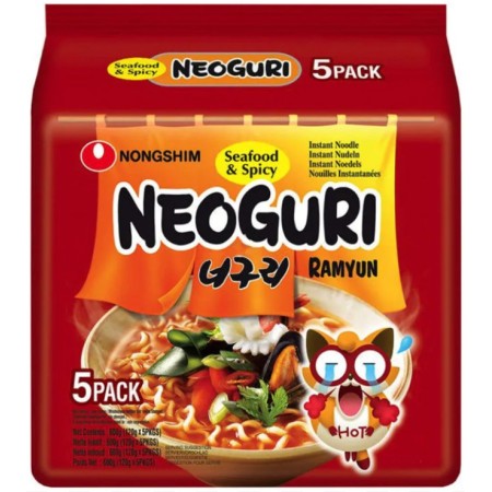 Nongshim Neoguri (Hot) Multi 120G*5*8