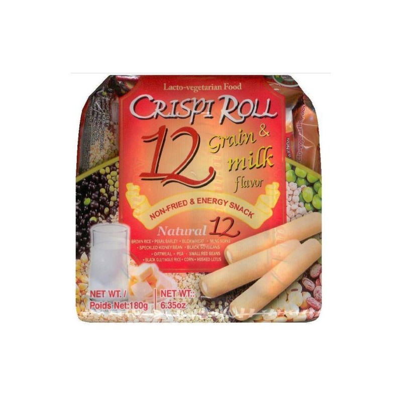 PeiTien Crispi Roll(12 Grain&Milk) 180G*12