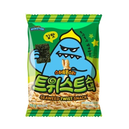 Cremon Seaweed Flavoured Twisted Snack 70G*24