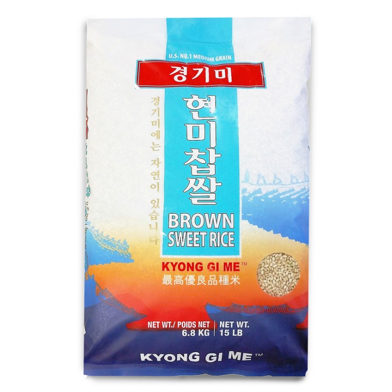 Kyonggi Brown Sweet Rice 15LB(6.80KG)