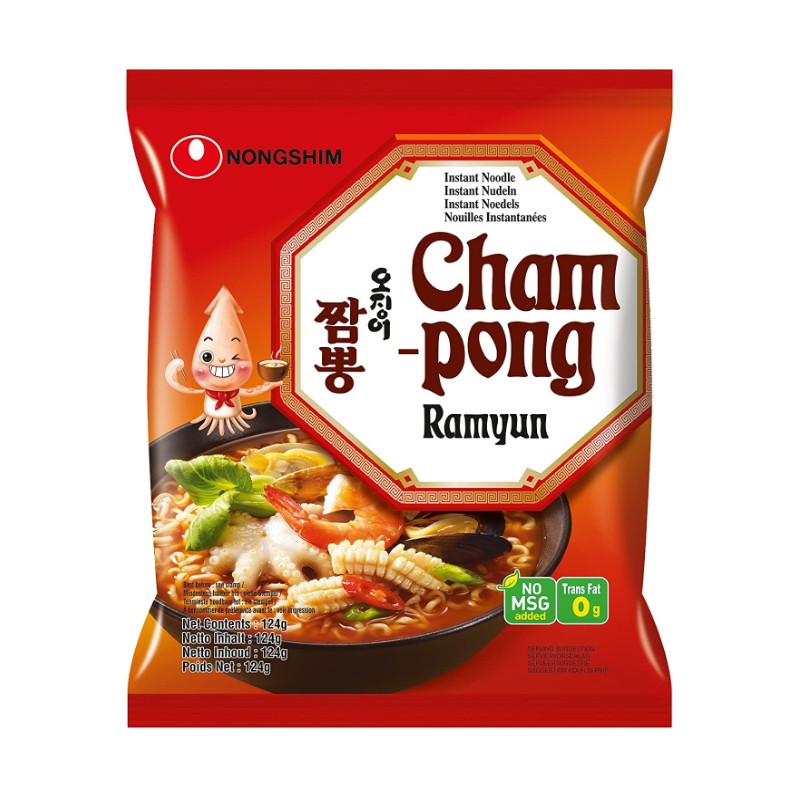 Nongshim Squid-Champong Ramyun 124G*20