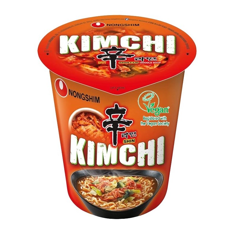 Nongshim Kimchi Ramyun(Cup) 75G*12