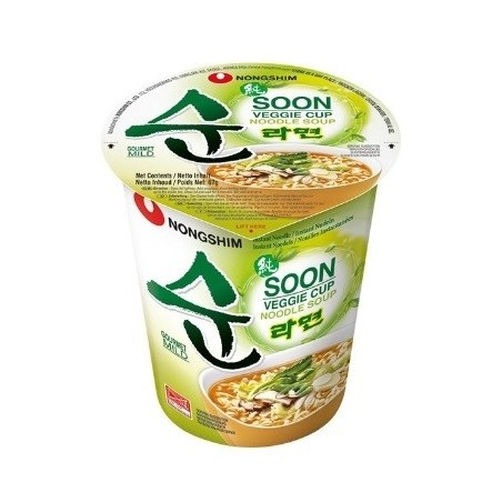 Nongshim Soon Veggie Ramyun(Cup) 67G*12