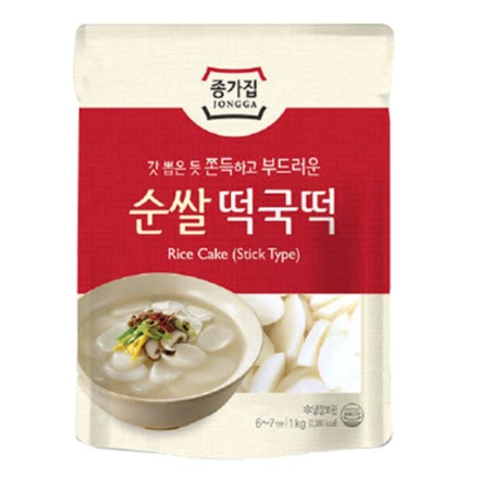 Daesang Jongga Rice Cake(Sliced Type) 1KG*5